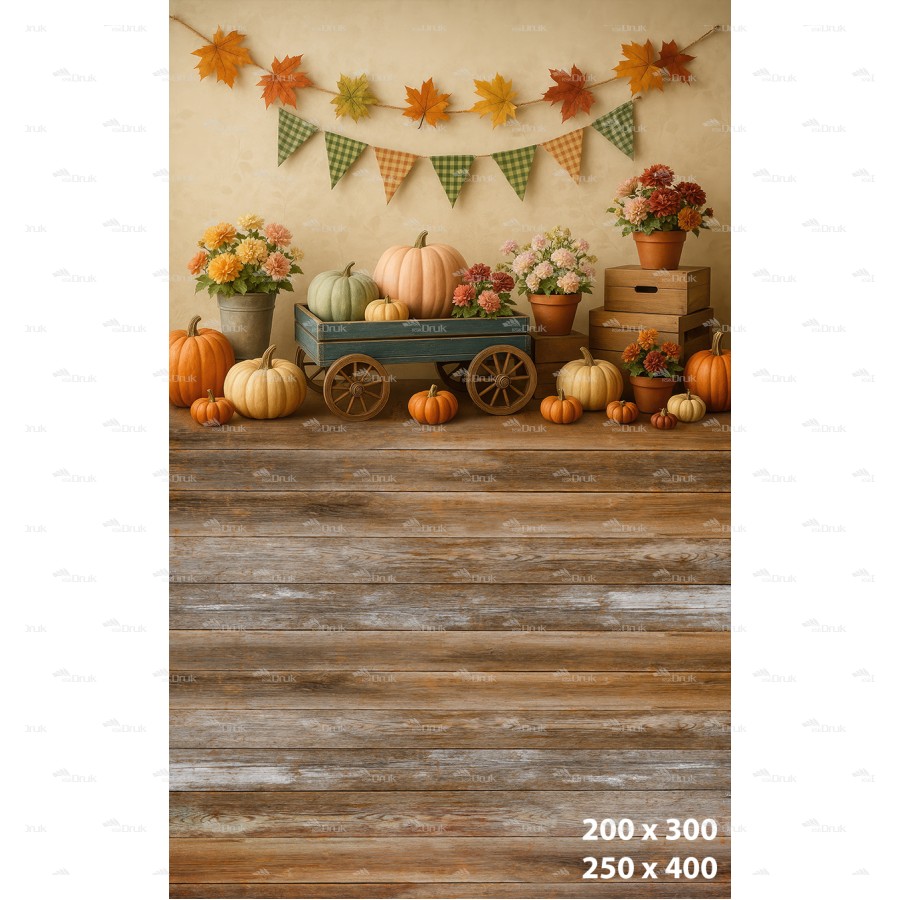 Tło fotograficzne Jesień, Dynie J_189